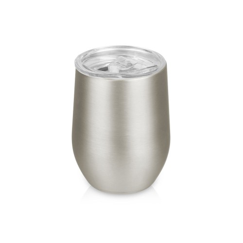 Вакуумная термокружка "Sense", непротекаемая крышка, крафтовая упаковка, темно-серый (gun)