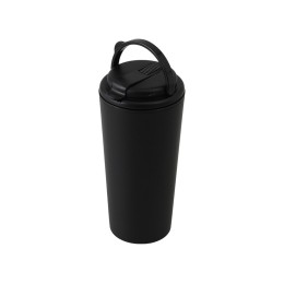 Термокружка с трубочкой «Moment Straw», 350 мл, черный