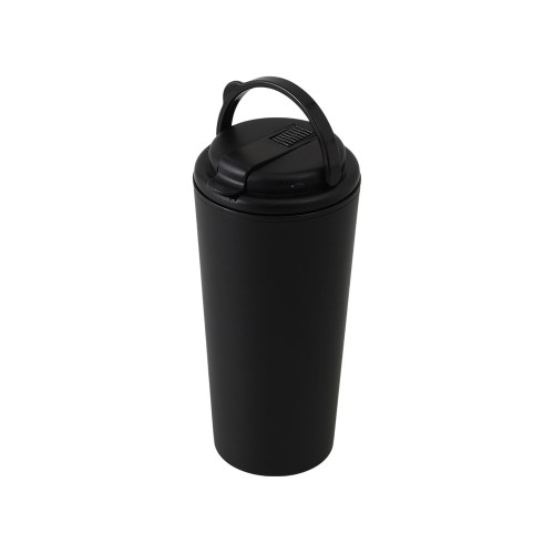 Термокружка с трубочкой «Moment Straw», 350 мл, черный