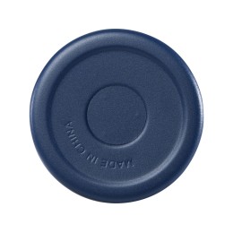 Sydney медная кружка с двойными стенками, сертифицированная согласно RCS, с вакуумной изоляцией и соломинкой, 1200 мл - Темно - синий