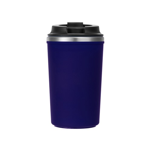 Герметичная термокружка на присоске "Kick", 350 мл, темно-синий