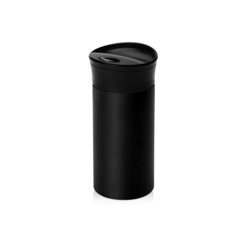 Вакуумная термокружка с кнопкой Upgrade, Waterline, тубус, черный