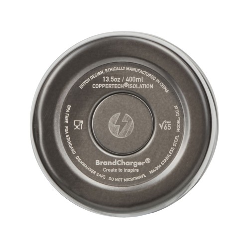 Вакуумная термокружка с медной изоляцией «Calix», 400 мл, серый