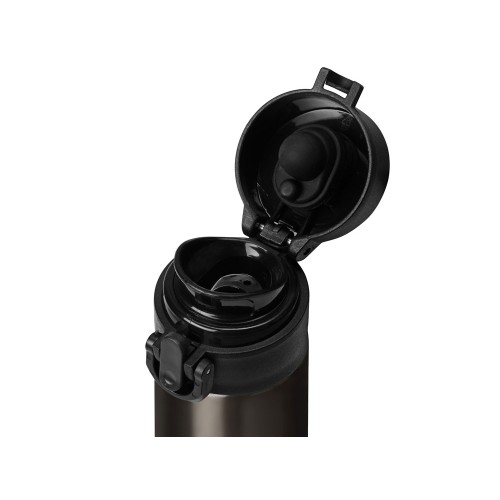 Вакуумная герметичная термокружка «Inter», темно-серый, нерж. сталь