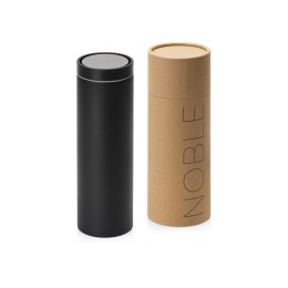 Вакуумная термокружка "Noble" с крышкой 360,Waterline, тубус, черный