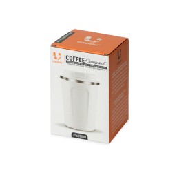 Термокружка CAFe COMPACT, 380 мл, белый