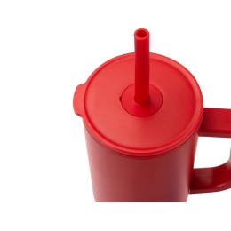 Brady термостакан с силиконовой трубочкой, 900 мл, сертифицированный согласно RCS- Красный