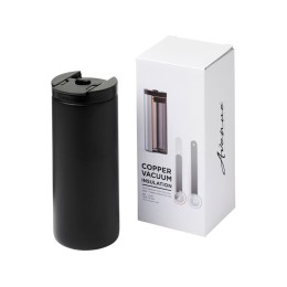 Вакуумный термостакан Lebou с медным покрытием 360 мл, черный