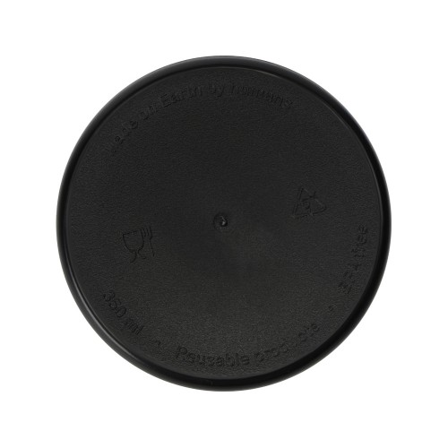 Стакан-тамблер Moment с кофейной крышкой, 350 мл, цвет черный