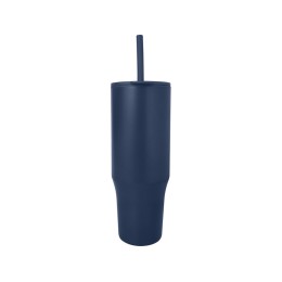 Brady термостакан с силиконовой трубочкой, объемом 900 мл, сертифицированный согласно RCS - Темно - синий