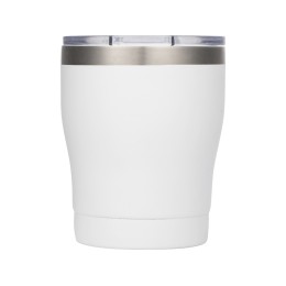 Вакуумная термокружка c керамическим покрытием "Rodos", непротекаемая крышка, 350 мл, белый