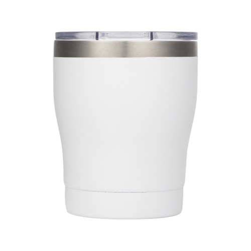 Вакуумная термокружка c керамическим покрытием "Rodos", непротекаемая крышка, 350 мл, белый