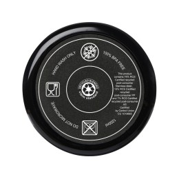 Melbourne кружка 1200 мл, сертифицированная согласно RCS, с соломинкой - сплошной черный