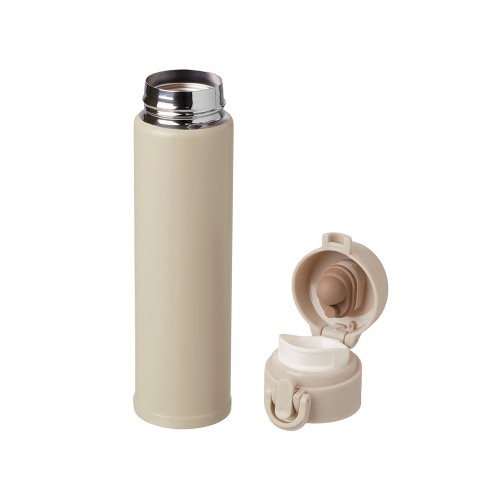 Вакуумная герметичная термокружка «Inter», бежевый, нерж. сталь