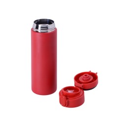 Вакуумная термокружка Waterline с медной изоляцией «Bravo», 400 мл, тубус, красный