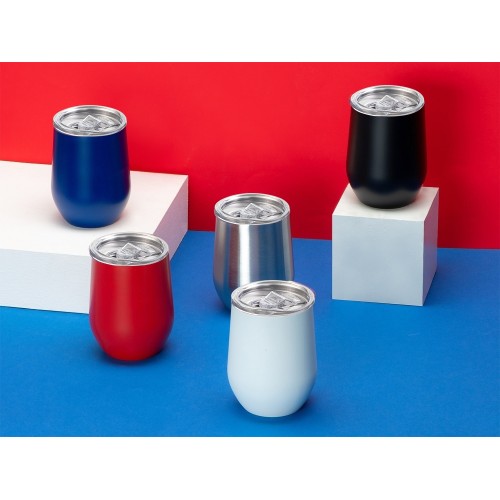 Вакуумная термокружка "Sense", непротекаемая крышка, голубой