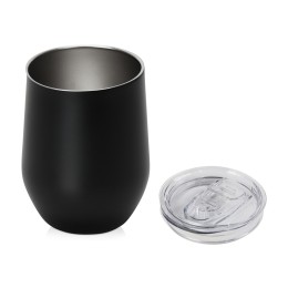 Вакуумная термокружка "Sense", непротекаемая крышка, черный