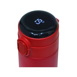 Вакуумная термокружка Waterline с медной изоляцией «Bravo», 400 мл, тубус, красный