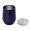 Вакуумная термокружка "Sense", непротекаемая крышка, крафтовая упаковка, темно-синий