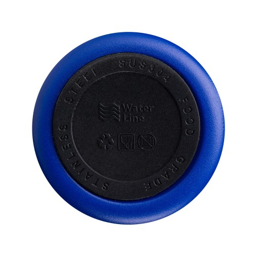 Вакуумная термокружка Waterline с медной изоляцией «Bravo», 400 мл, тубус, синий