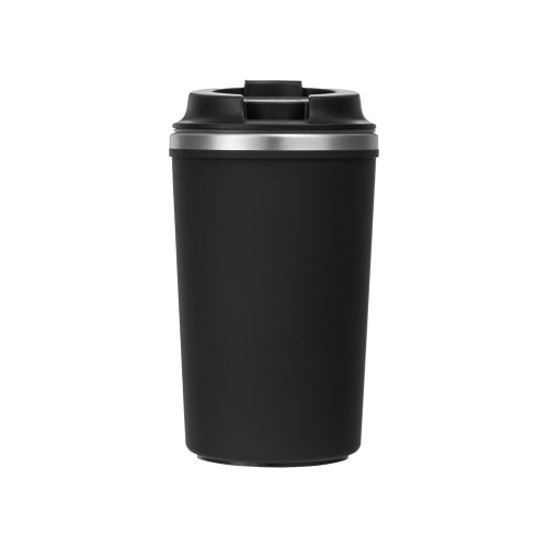 Герметичная термокружка на присоске "Kick", 350 мл, черный