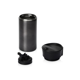 Вакуумная термокружка с кнопкой Upgrade, Waterline, тубус, матовая сталь