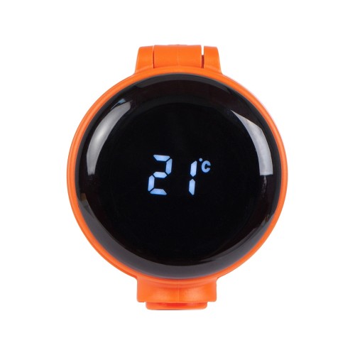 Вакуумная термокружка Waterline с медной изоляцией «Bravo», 400 мл, тубус, оранжевый