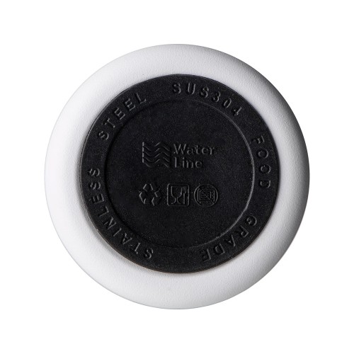 Вакуумная термокружка Waterline с медной изоляцией «Bravo», 400 мл, тубус, белый (Р)