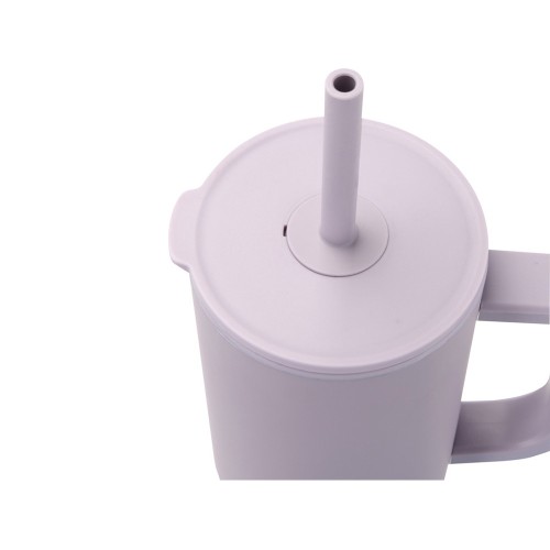 Brady термостакан с силиконовой трубочкой, 900 мл, сертифицированный согласно RCS- Сиреневый