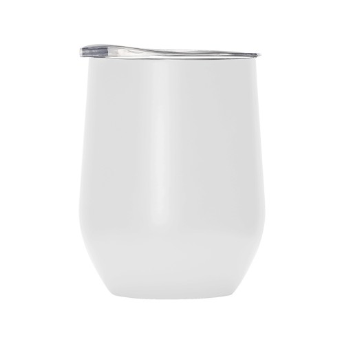 Вакуумная термокружка "Sense", непротекаемая крышка, крафтовая упаковка, белый