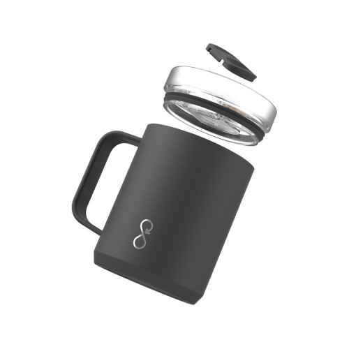 Ocean Bottle дорожная кружка-термос объемом 350 мл - Черный
