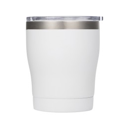 Вакуумная термокружка c керамическим покрытием "Rodos", непротекаемая крышка, 350 мл, белый
