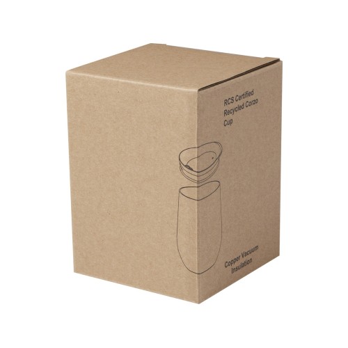 Corzo медная чашка с вакуумной изоляцией, сертифицированная согласно RCS, 350 мл - Белый