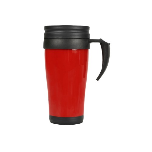 Кружка с термоизоляцией "Silence" 350мл, красный