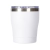 Вакуумная термокружка c керамическим покрытием "Rodos", непротекаемая крышка, 350 мл, белый