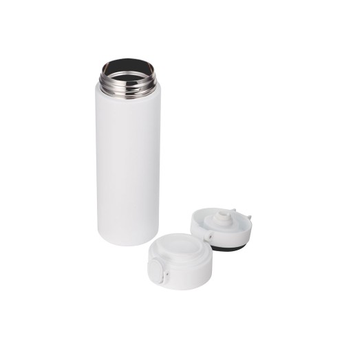 Вакуумная термокружка Waterline с медной изоляцией «Bravo», 400 мл, тубус, белый