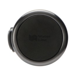 Вакуумная термокружка с кнопкой Upgrade, Waterline, тубус, матовая сталь