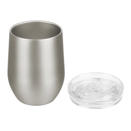 Вакуумная термокружка "Sense", непротекаемая крышка, крафтовая упаковка, темно-серый (gun)