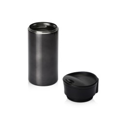 Вакуумная термокружка с кнопкой Upgrade, Waterline, тубус, матовая сталь