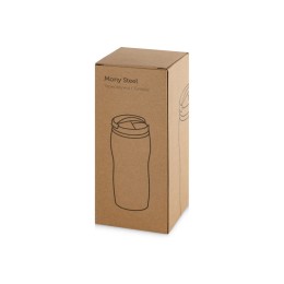 Термокружка "Mony Steel" 350 мл, soft touch, темно-синий