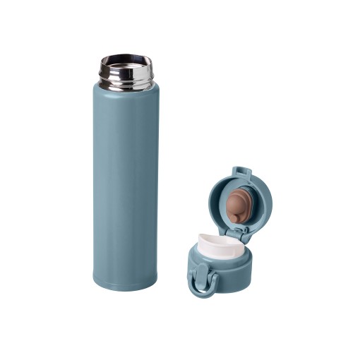 Вакуумная герметичная термокружка «Inter», антрацит, нерж. сталь