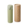 Вакуумная термокружка Waterline c кнопкой «Guard», 400 мл, тубус, оливковый