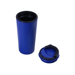 Стакан-тамблер Moment с кофейной крышкой, 350 мл, синий