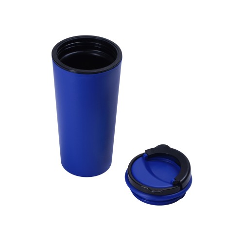 Стакан-тамблер Moment с кофейной крышкой, 350 мл, синий