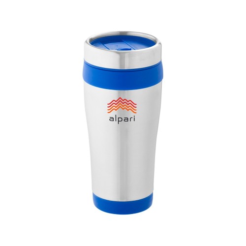 Термостакан Elwood c изоляцией, серебристый/синий