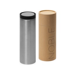 Вакуумная термокружка "Noble" с крышкой 360,Waterline, тубус, серебристый
