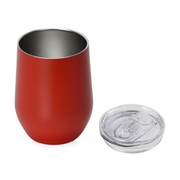 Вакуумная термокружка "Sense", непротекаемая крышка, красный