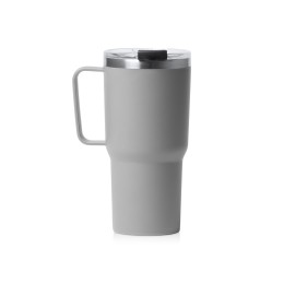 Термокружка «Кенчер» с двойными стенками из нержавеющей стали 304 и полипропилена, серый