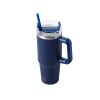 Термокружка «Крэнстон» с двойными стенками из переработанной нержавеющей стали, синий нейви