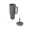 Brady термостакан с силиконовой трубочкой, 900 мл, сертифицированный согласно RCS- Серый